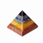 Reiki Stones 7 Chakra Stone Pyramid 4.5 cm