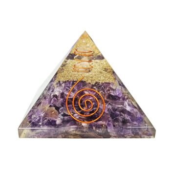 The Amethyst Orgonite Orgone Pyramid